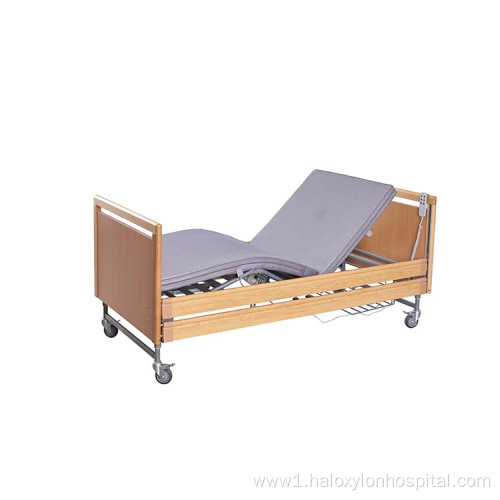 Professional electric wooden hospital bed nursing home care